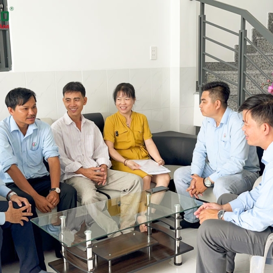 BÀN GIAO NHÀ ANH SƠN TẠI HUYỆN BÌNH CHÁNH