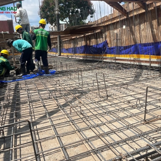 Công trình xây nhà trọn gói nhà Anh Hiếu