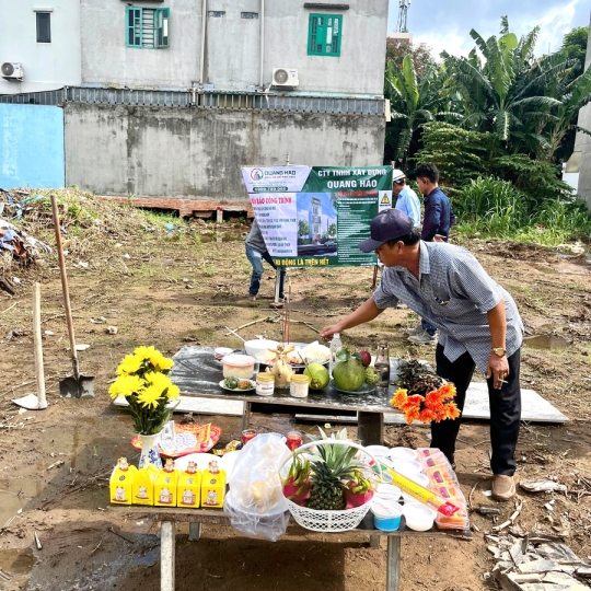 Khởi công xây nhà Anh Nam ở quận Bình Thạnh