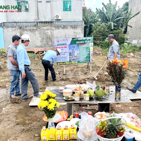 Khởi công xây nhà Anh Nam ở quận Bình Thạnh