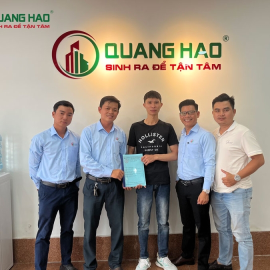 Ký hợp đồng sửa chữa nhà Anh Dũng ở Quận Tân Bình