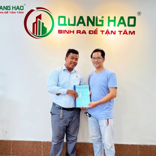 Ký hợp đồng sửa chữa nhà Anh Dũng Quận 12
