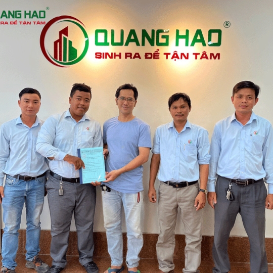 Ký hợp đồng sửa chữa nhà Anh Dũng Quận 12