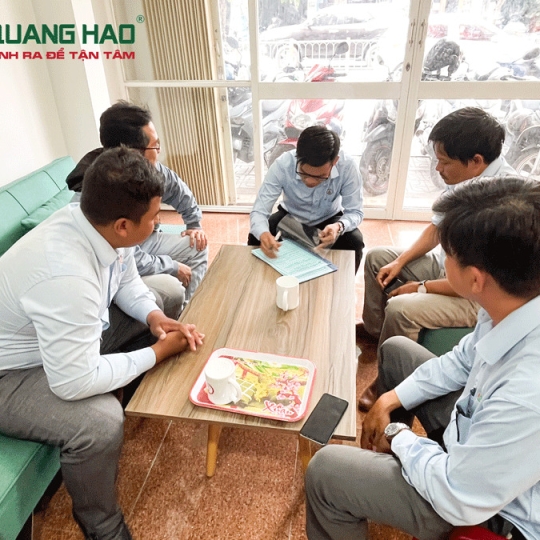 Ký hợp đồng sửa chữa nhà Anh Dũng Quận 12