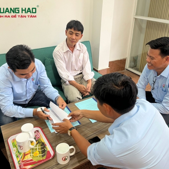 Ký hợp đồng xây mới nhà Anh Sơn ở Huyện Bình Chánh