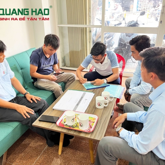 Ký hợp đồng xây mới nhà Anh Vũ Quận Bình Thạnh