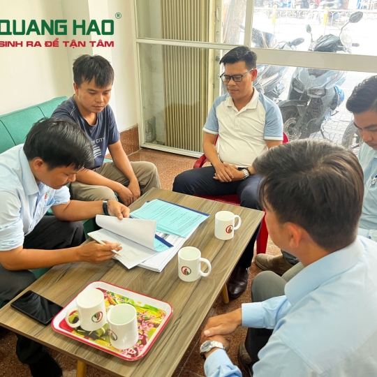 Ký hợp đồng xây mới nhà Anh Vũ Quận Bình Thạnh