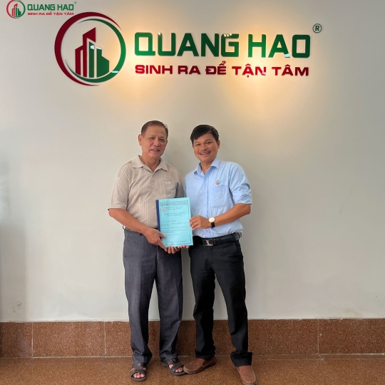 Ký hợp đồng xây mới nhà Chú Đột ở Quận Bình Thạnh