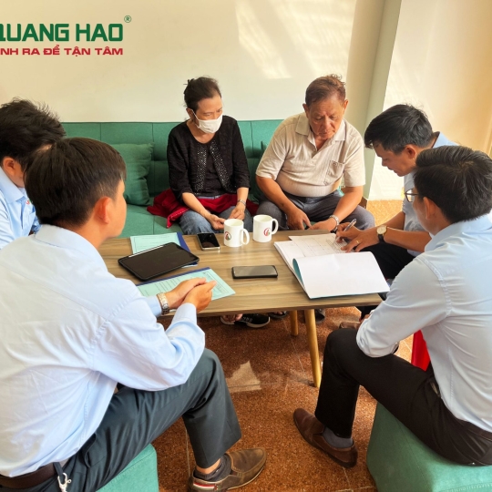 Ký hợp đồng xây mới nhà Chú Đột ở Quận Bình Thạnh
