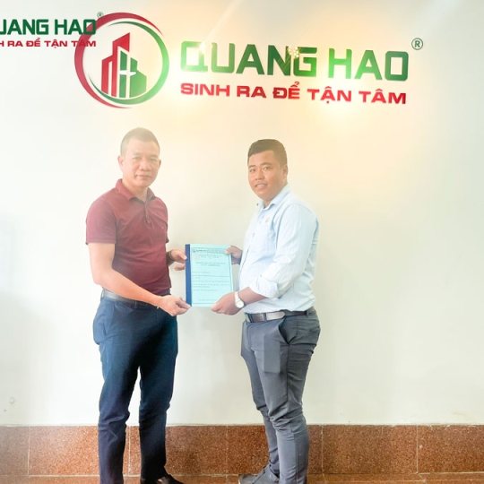 KÝ KẾT HỢP ĐỒNG XÂY DỰNG NHÀ ANH ĐẠT QUẬN 2