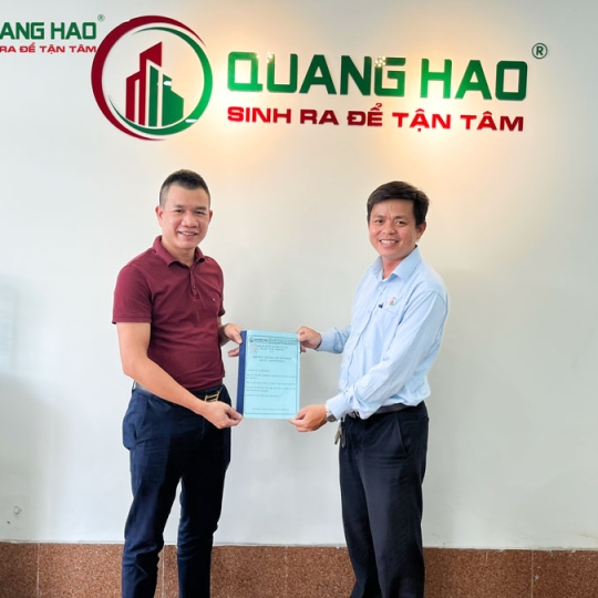 KÝ KẾT HỢP ĐỒNG XÂY DỰNG NHÀ ANH ĐẠT QUẬN 2