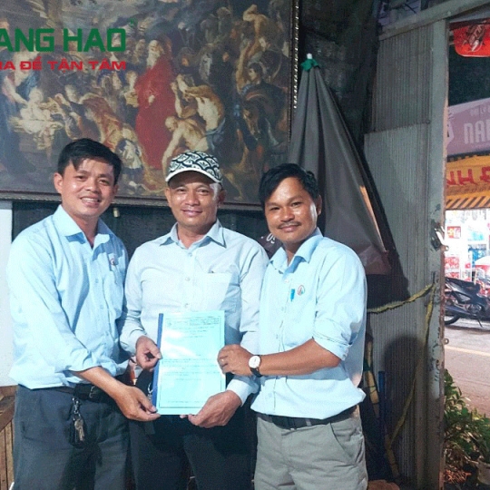 KÝ KẾT HỢP ĐỒNG XÂY DỰNG VÀ KHỞI CÔNG NHÀ ANH DANH