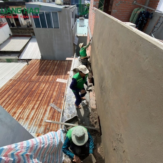 THI CÔNG XÂY DỰNG NHÀ PHỐ 4 TẦNG NHÀ ANH CHUYÊN QUẬN 3