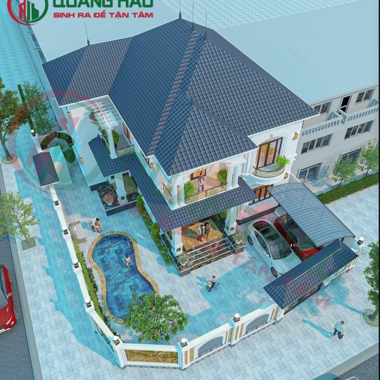 Thiết kế biệt thự nghỉ dưỡng đẹp tại TP.HCM