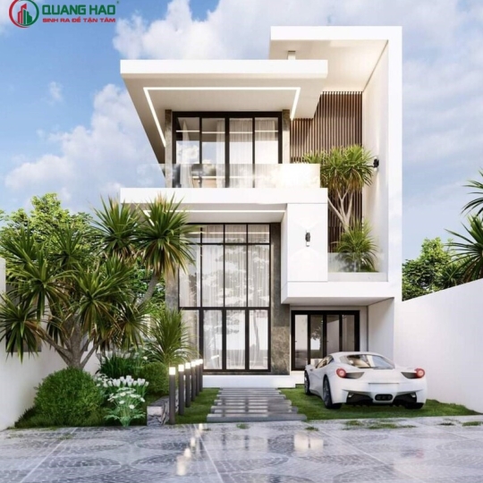 Thiết kế nhà phố có sân vườn tại TP.HCM