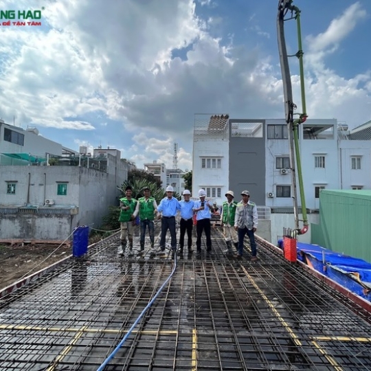Thiết kế thi công nhà phố 3.5 tầng nhà anh Tuấn Vườn Lài Tân Phú