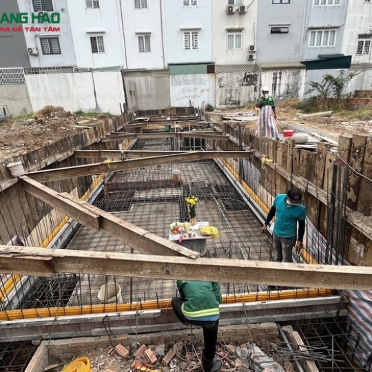 Xây nhà 4.5 tầng nhà anh Nhất Anh Quận Thủ Đức