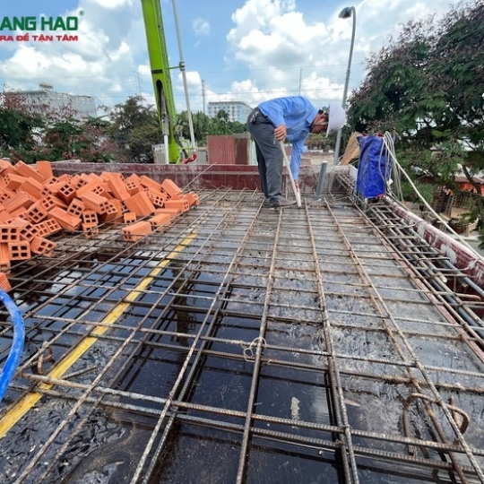 Xây nhà 4.5 tầng nhà anh Nhất Anh Quận Thủ Đức