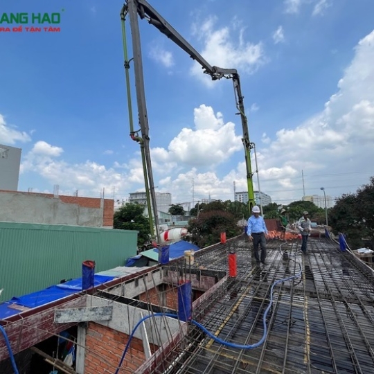 Xây nhà 4.5 tầng nhà anh Nhất Anh Quận Thủ Đức
