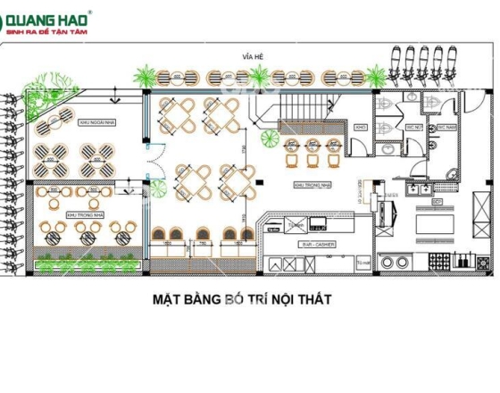 Báo giá thiết kế nhà hàng trọn gói