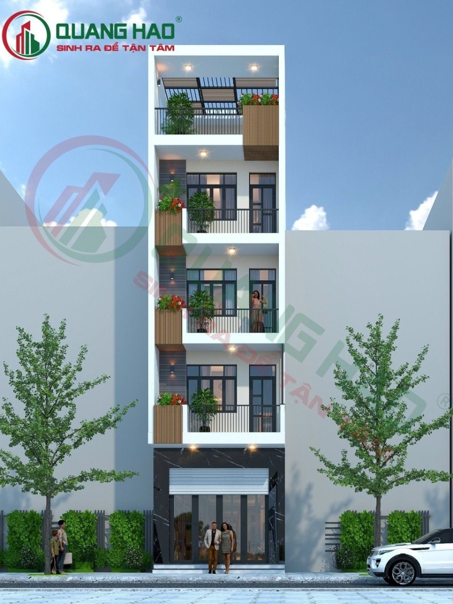 Thiết kế nhà phố có thang máy tại TP.HCM