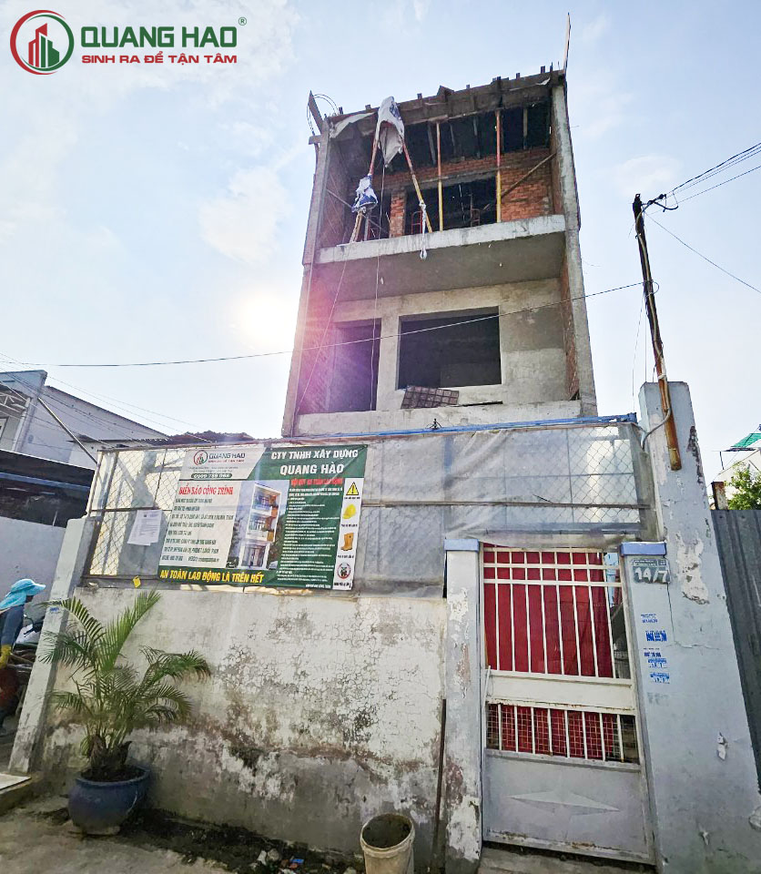 Xây nhà 3 tầng tại HCM