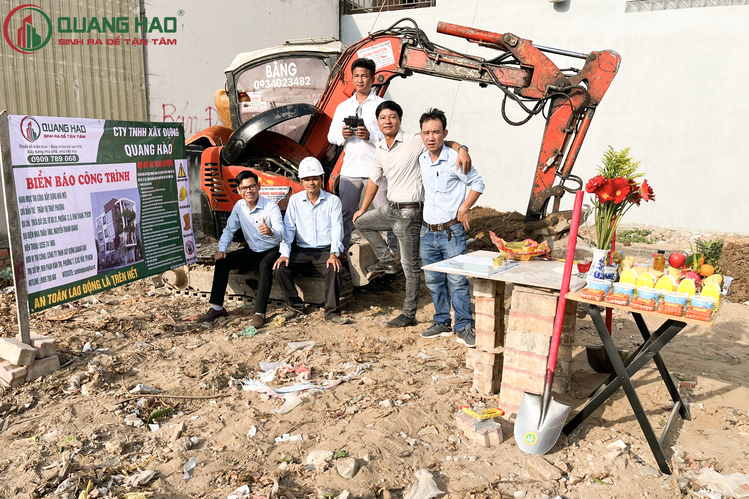 Xây nhà có hầm với xây dựng Quang Hào