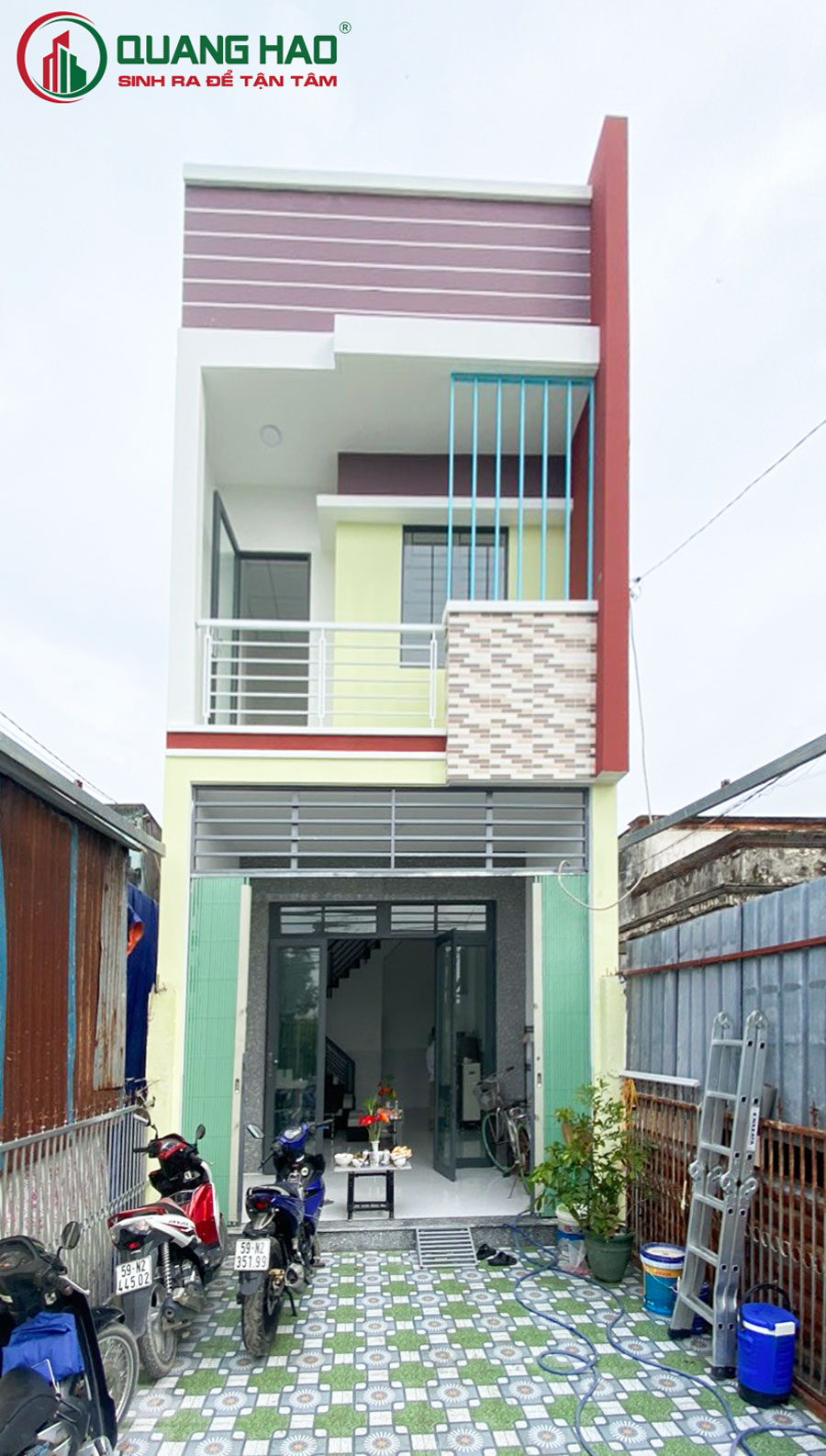 Xây Dựng Quang Hào bàn giao nhà Anh Sơn Huyện Bình Chánh
