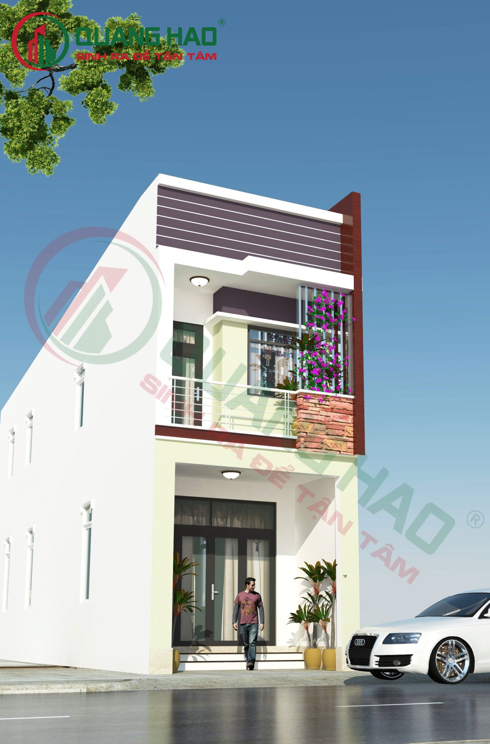 Xây Dựng Quang Hào bàn giao nhà Anh Sơn Huyện Bình Chánh