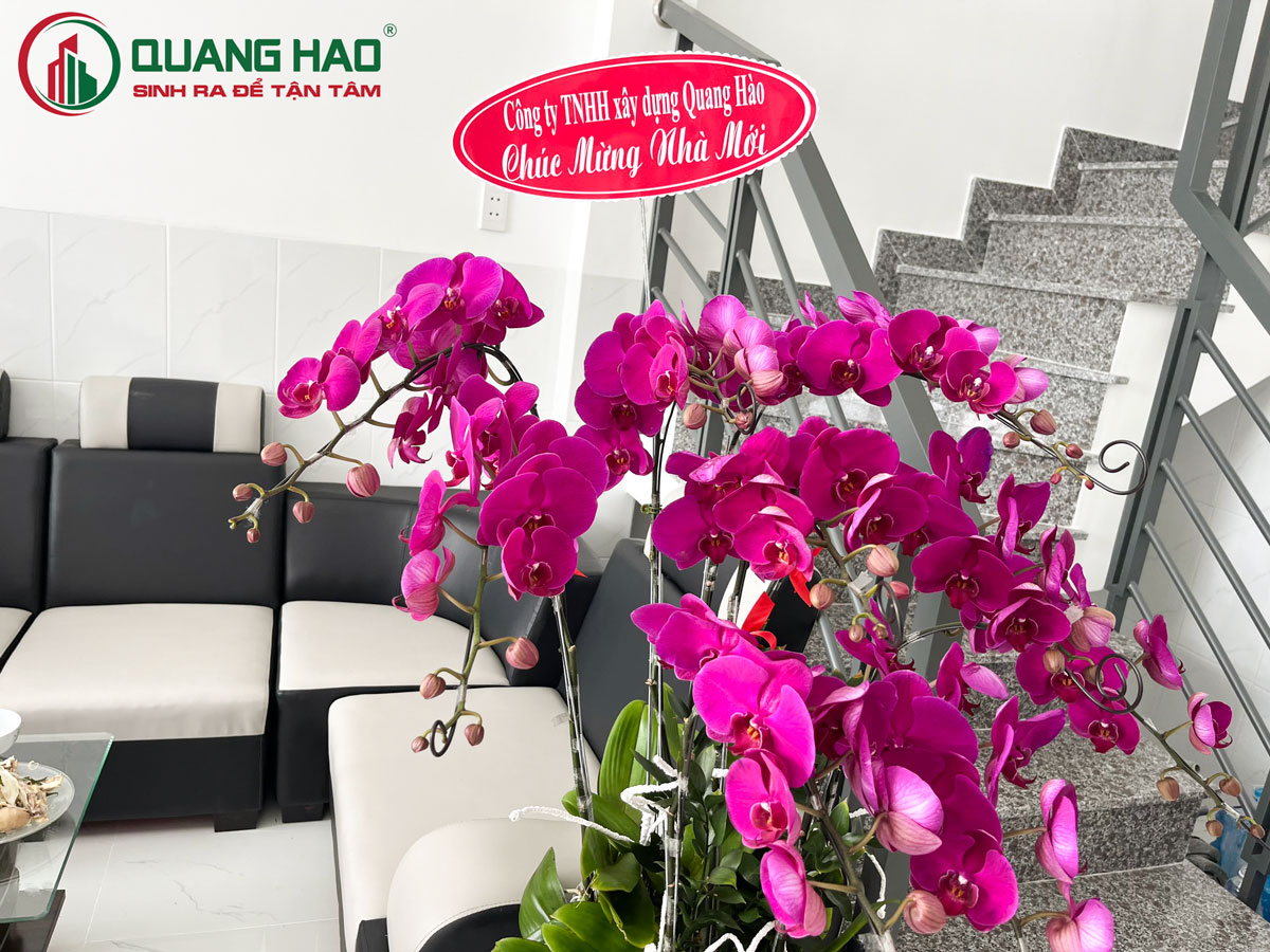 Xây Dựng Quang Hào bàn giao nhà Anh Sơn Huyện Bình Chánh