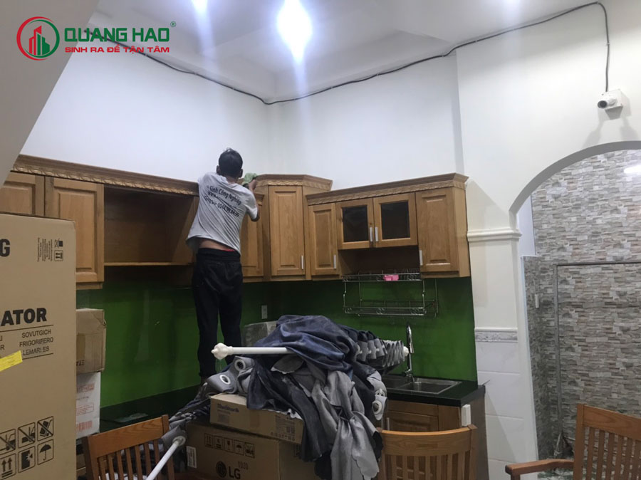 Bàn giao công trình sửa chữa nhà chị Yến Quận Bình Chánh