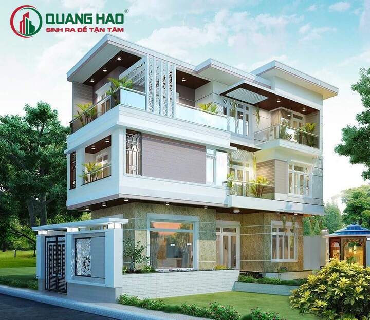 Các mẫu thiết kế nhà phố 3 tầng hiện đại mang lại những nét độc đáo riêng