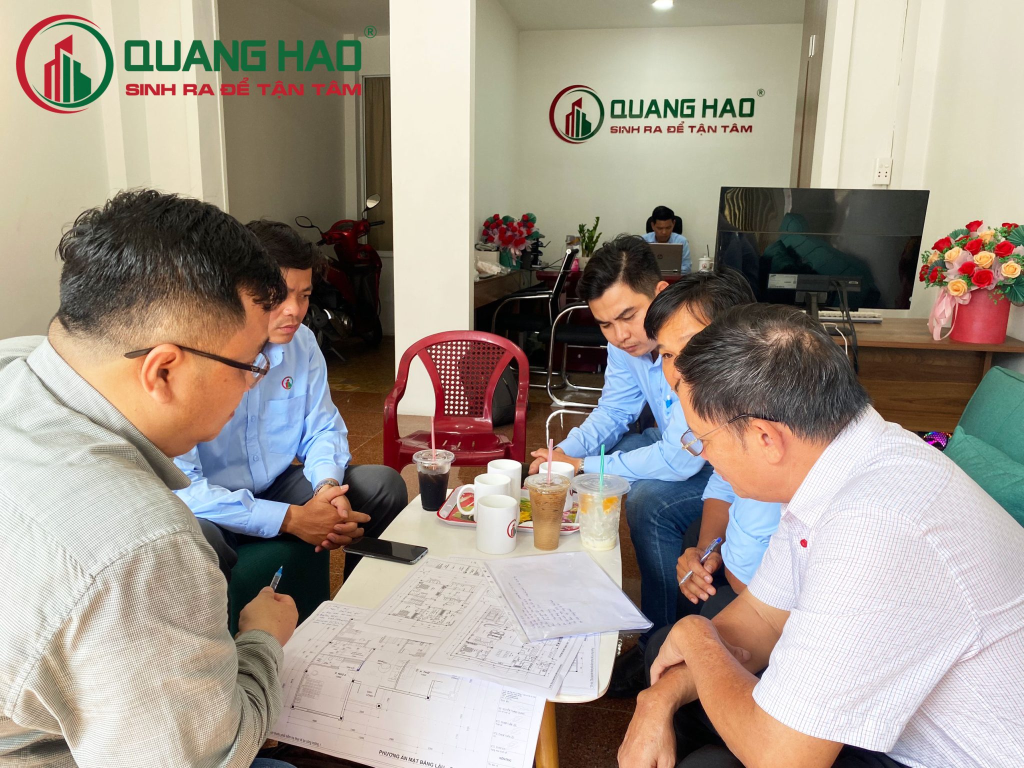 Xây Dựng Quang Hào ký hợp đồng xây dựng biệt thự nhà Anh Danh tại Huyện Hóc Môn
