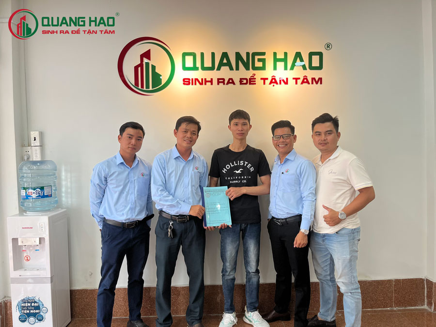 Xây Dựng Quang Hào ký hợp đồng sửa chữa cải tạo Shophouse nhà Anh Dũng ở Quận Tân Bình