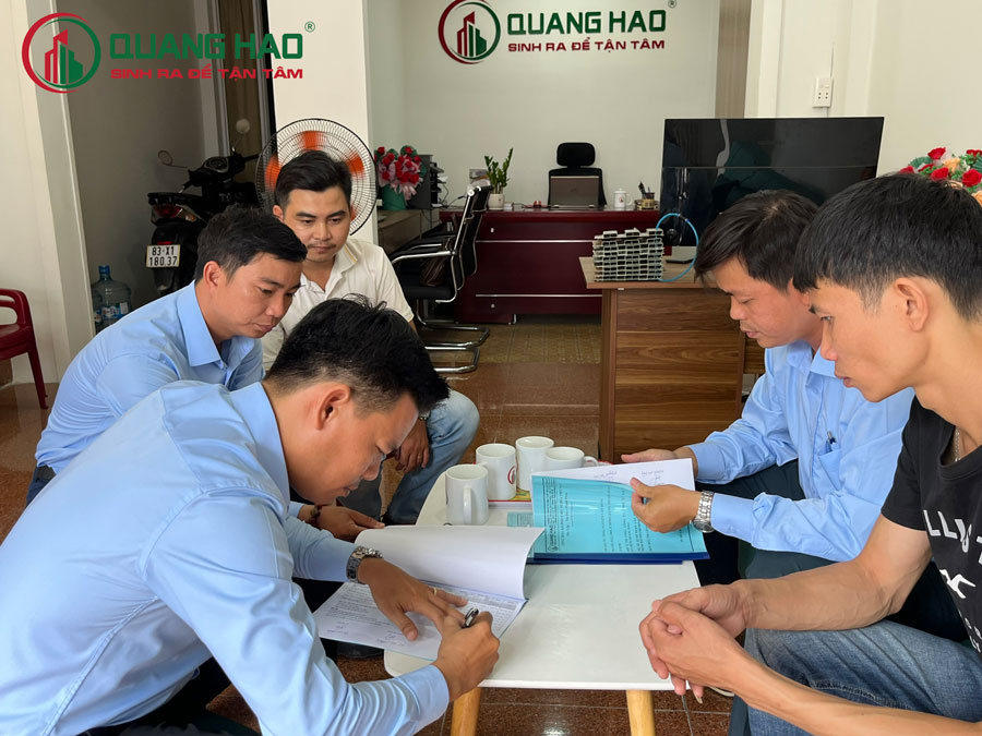 Xây Dựng Quang Hào ký hợp đồng sửa chữa cải tạo Shophouse nhà Anh Dũng ở Quận Tân Bình