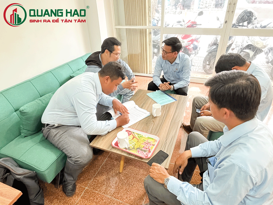 Xây Dựng Quang Hào ký hợp đồng sửa chữa nhà Anh Dũng tại Quận 12