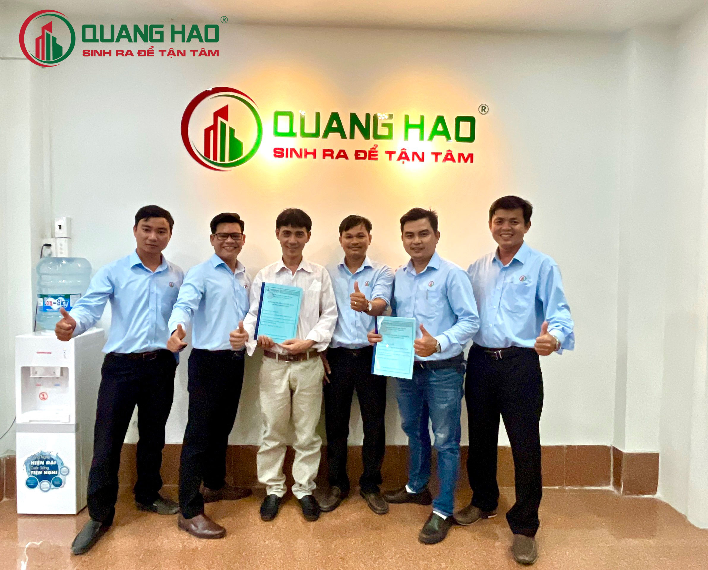 Xây Dựng Quang Hào ký hợp đồng xây mới nhà ở Anh Sơn tại Huyện Bình Chánh