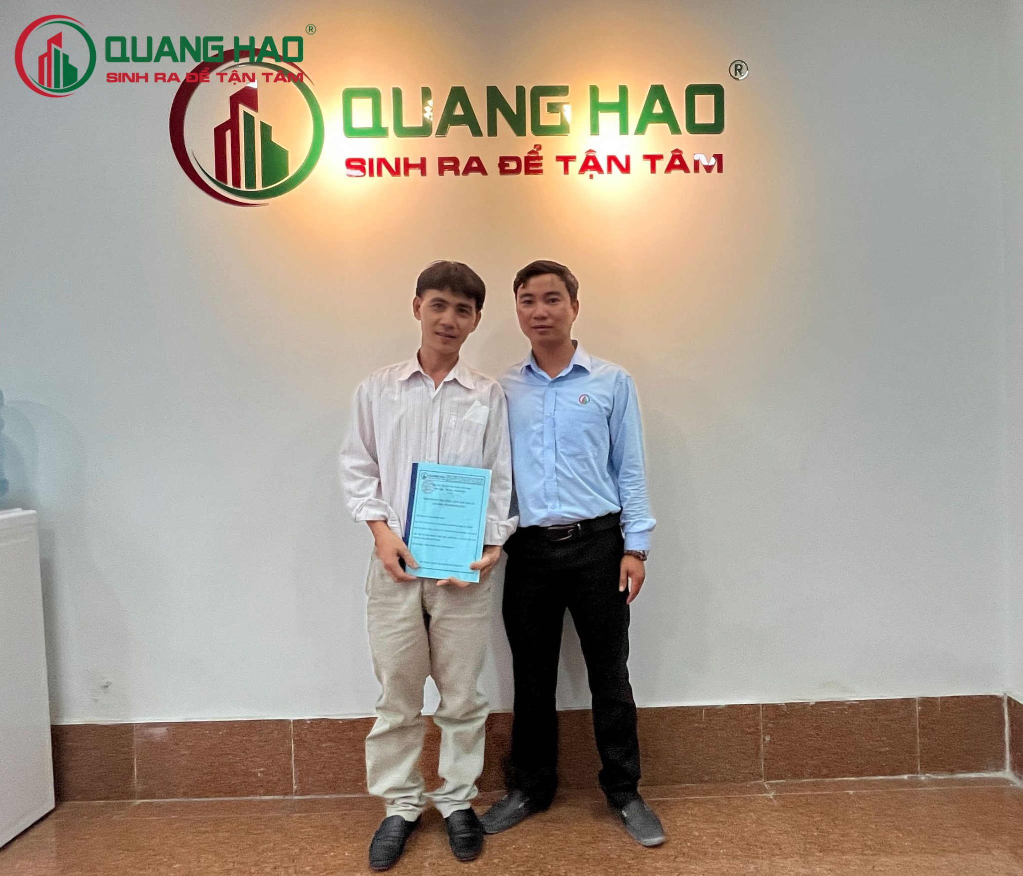 Xây Dựng Quang Hào ký hợp đồng xây mới nhà ở Anh Sơn tại Huyện Bình Chánh