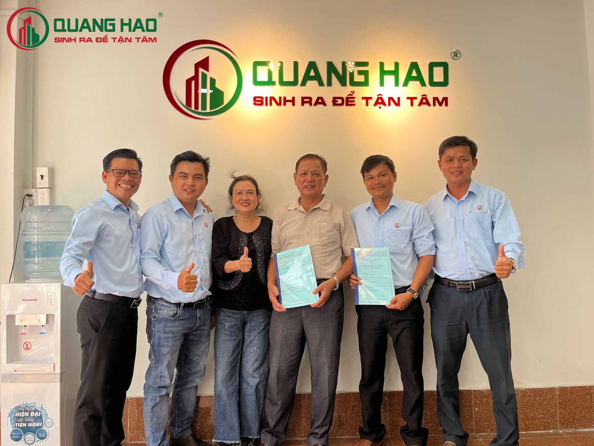Xây Dựng Quang Hào ký hợp đồng xây mới nhà ở Chú Đột Quận Bình Thạnh