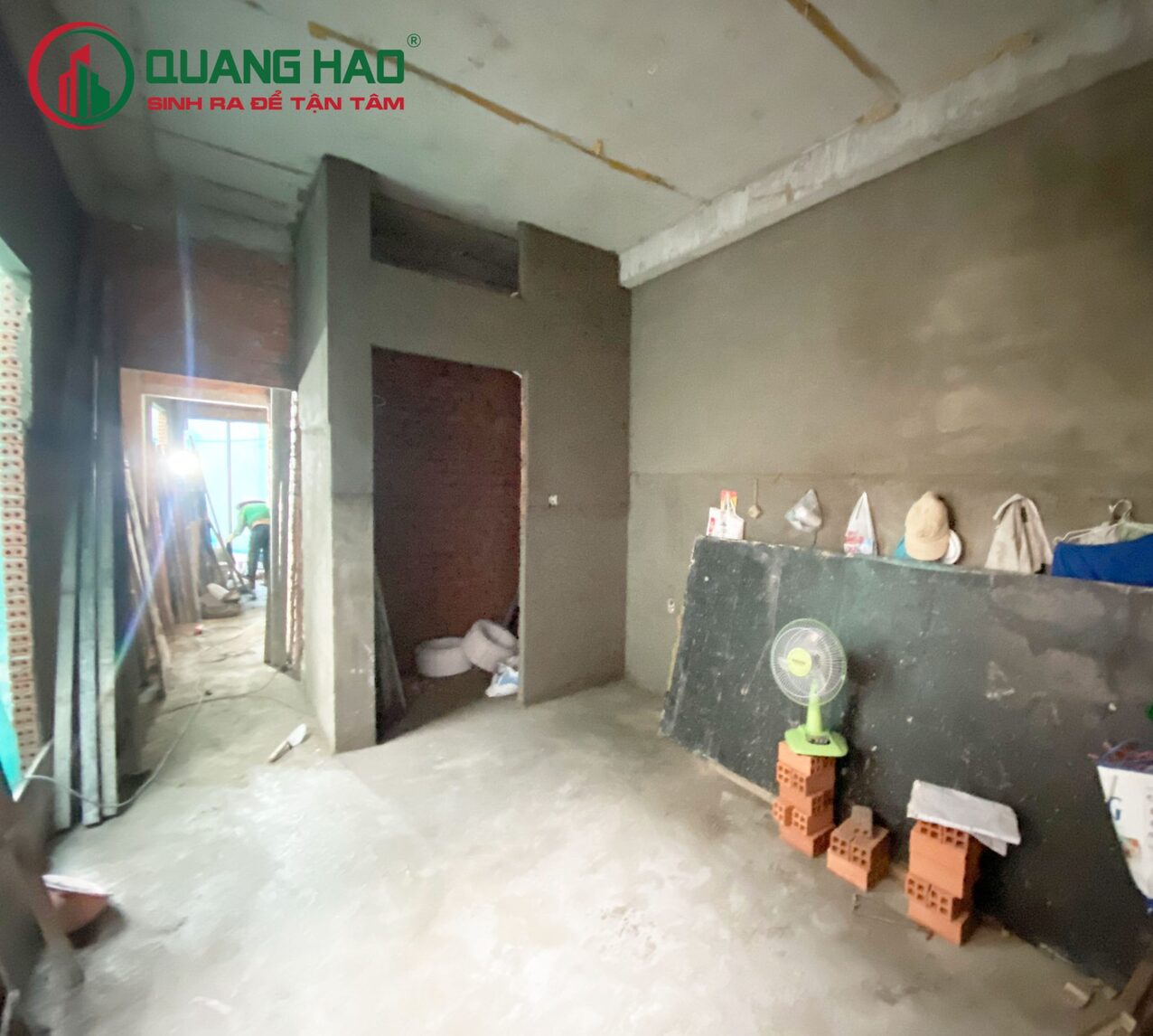Thi công tô tường nhà Anh Chuyên Quận 3