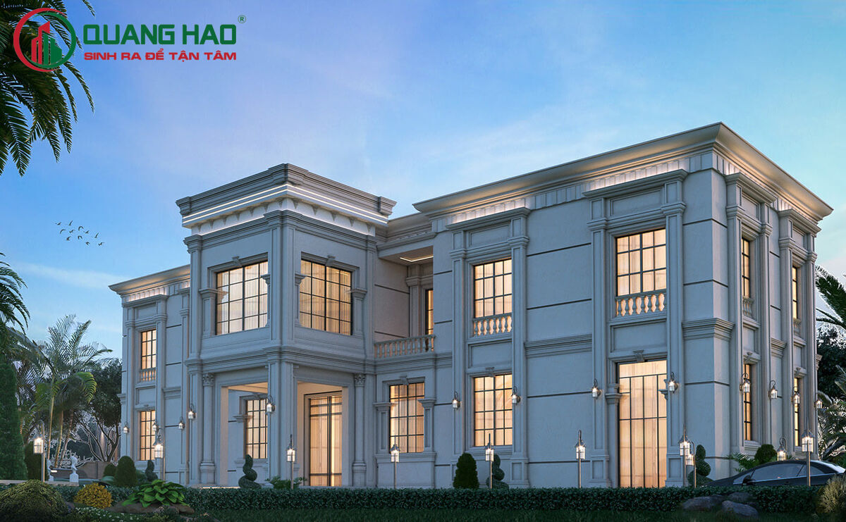 Những lưu ý khi thiết kế biệt thự kiểu Châu Âu đẹp
