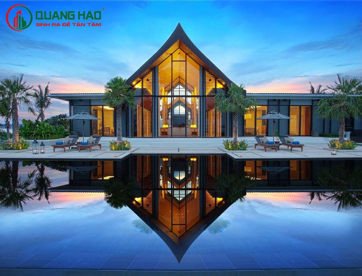 Thiết kế biệt thự kiểu Châu Âu đẹp cùng Xây dựng Quang Hào