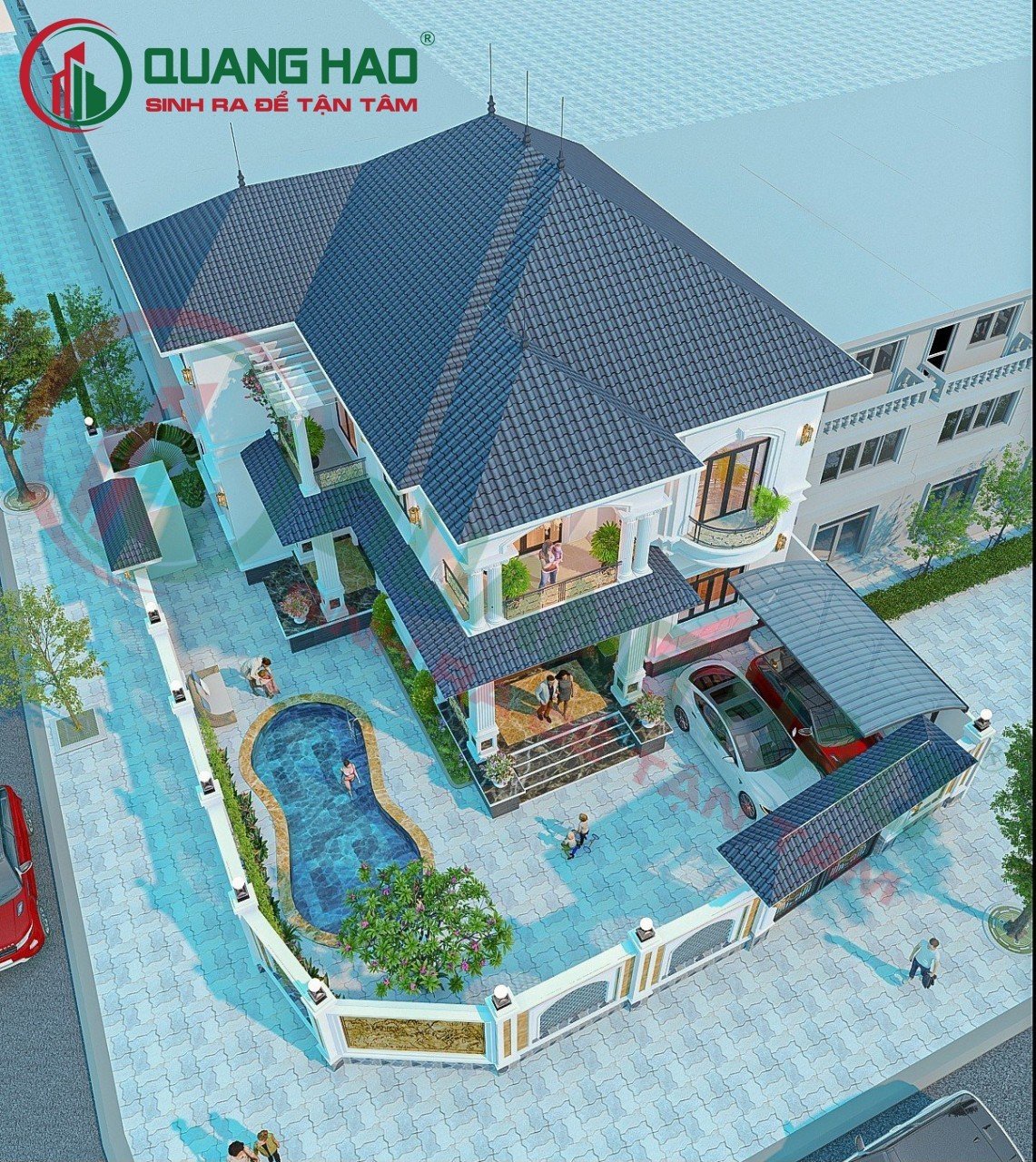 Thiết kế biệt thự nghỉ dưỡng đẹp tại TP.HCM nhanh gọn