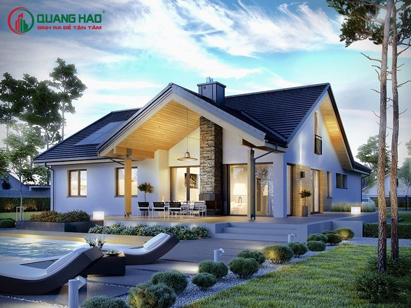 Bản thiết kế biệt thự nhà vườn đẹp tại TP.HCM cùng những chi tiết tỉ mỉ