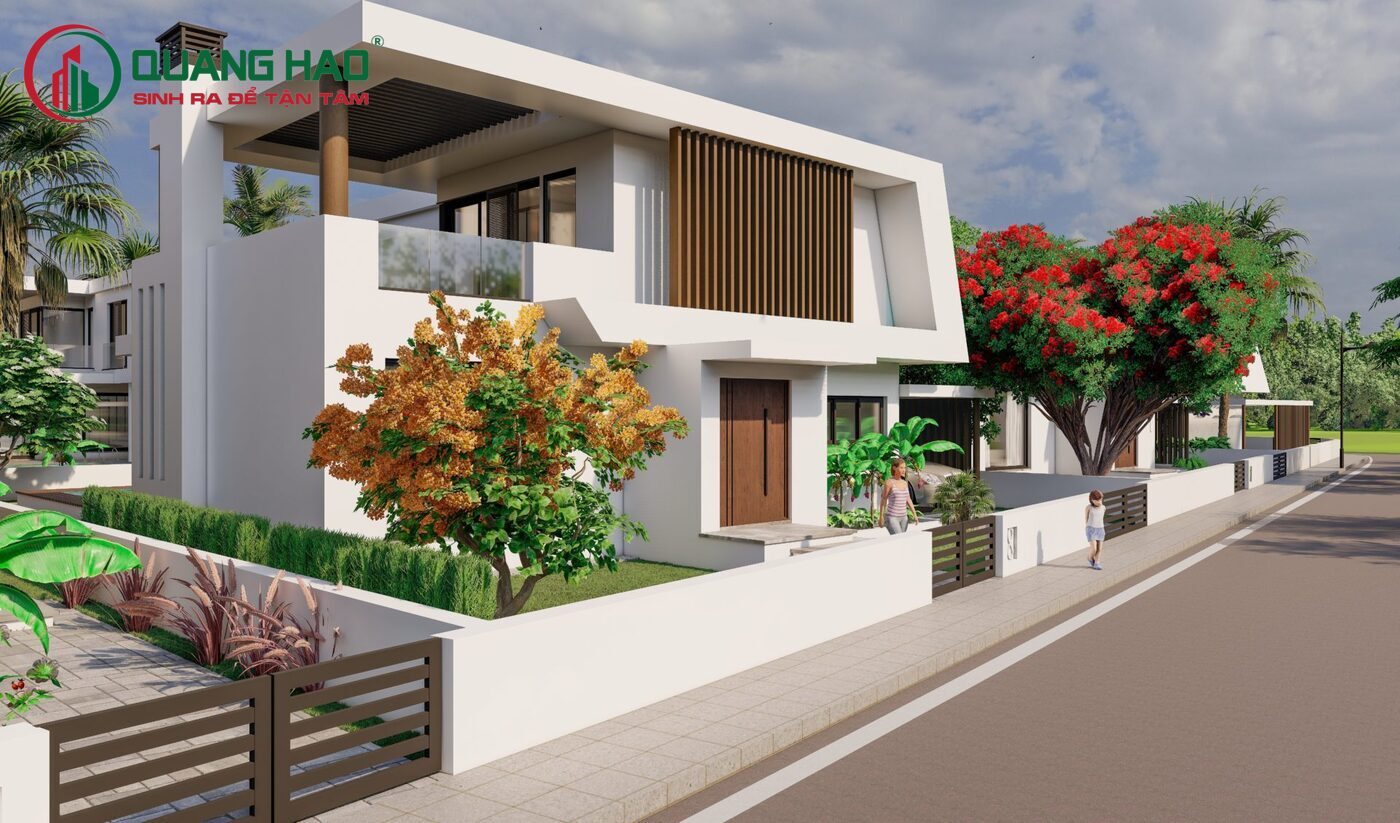 Thiết kế biệt thự nhà vườn đẹp trọn gói phong cách minimalism 
