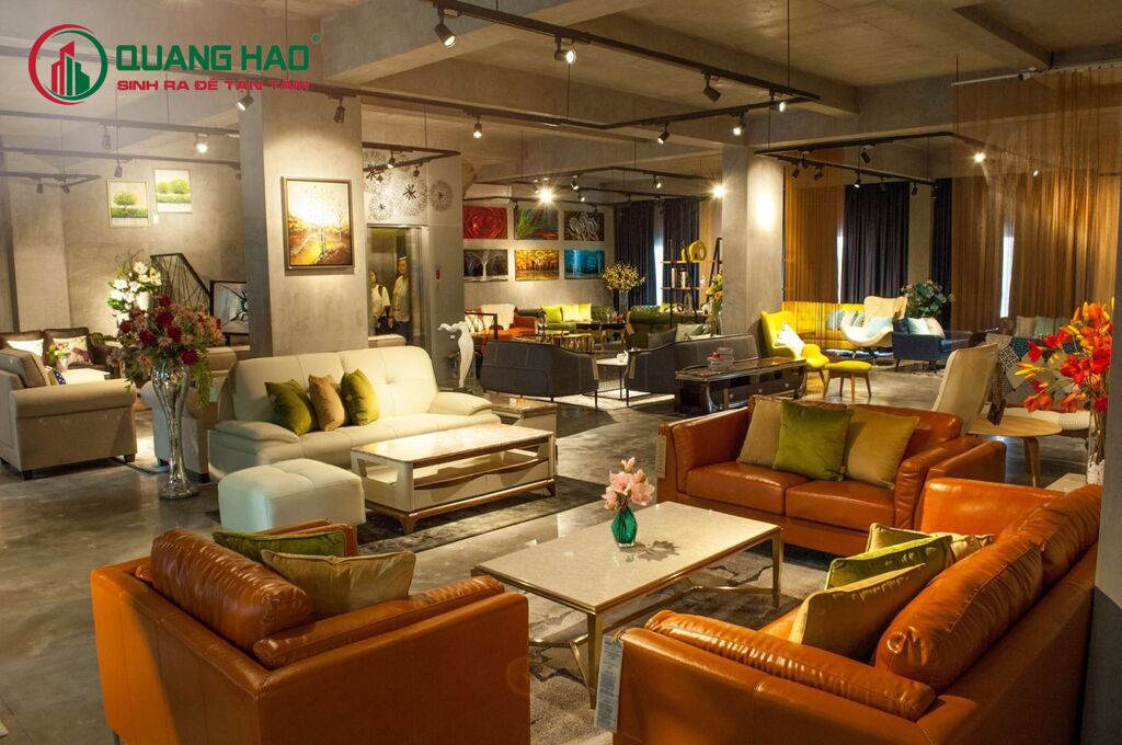 Thiết kế nội thất showroom trưng bày sản phẩm chuyên nghiệp cùng Xây dựng Quang Hào