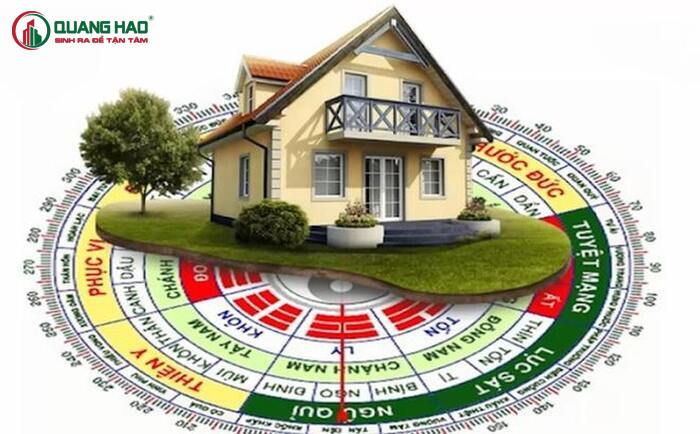 Xây nhà hướng Nam theo Tiên Bát Quái